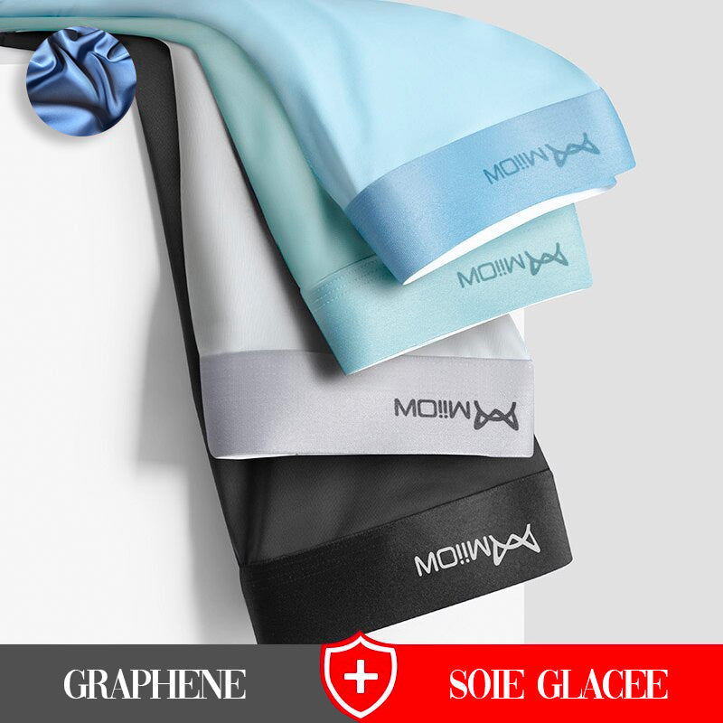 4X Boxer anti-bactérien et respirant - Graphene et soie glacée