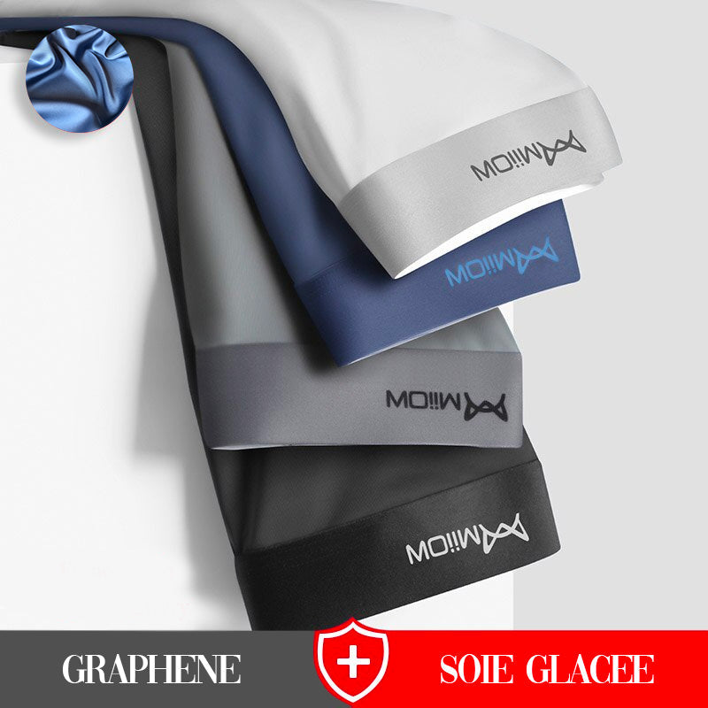 4X Boxer anti-bactérien et respirant - Graphene et soie glacée