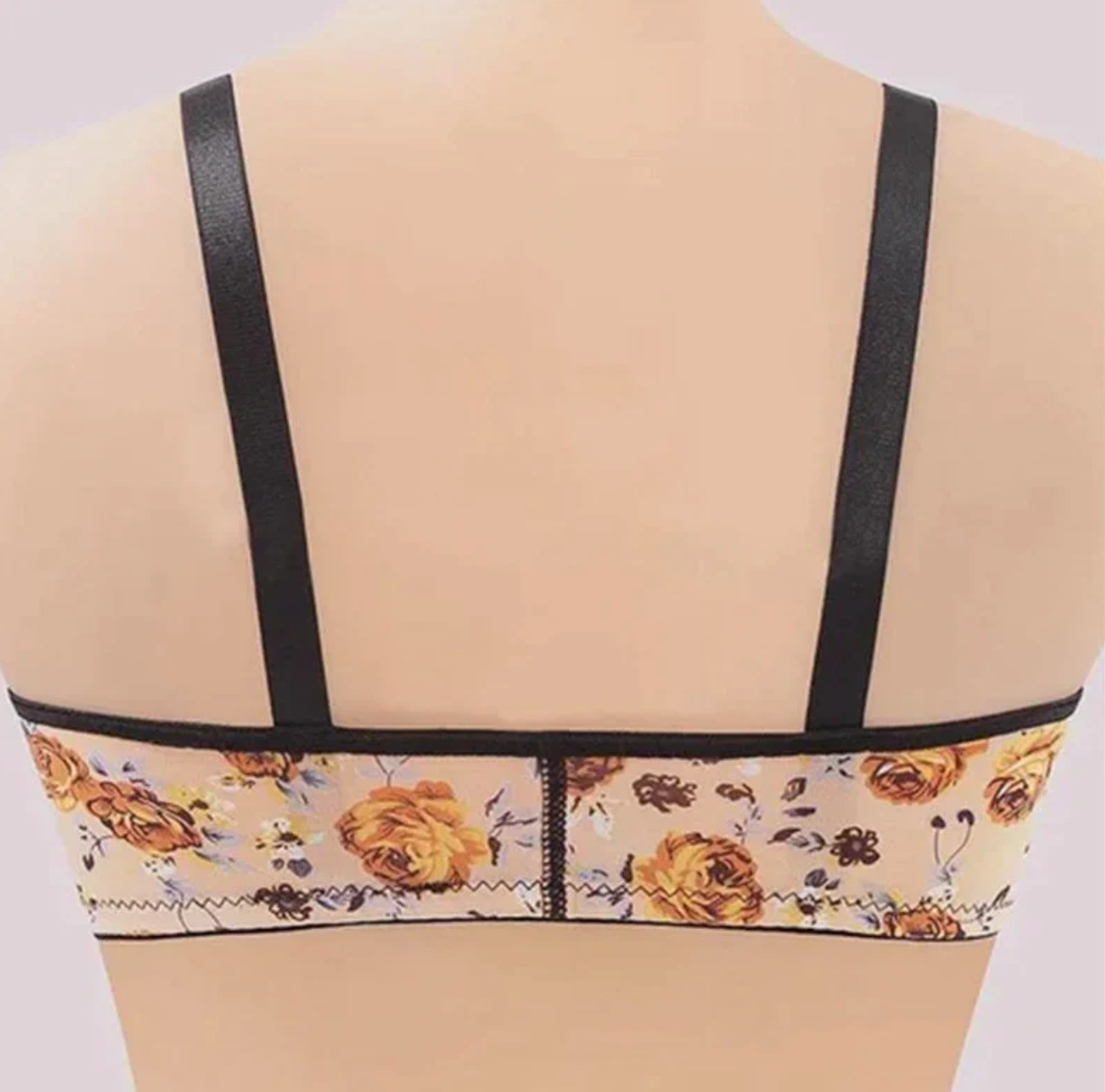 Soutien-gorge fleuris - Fermeture à l'avant