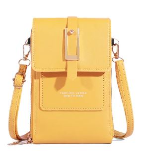 Pochette portefeuille tactile pour téléphone en Cuir