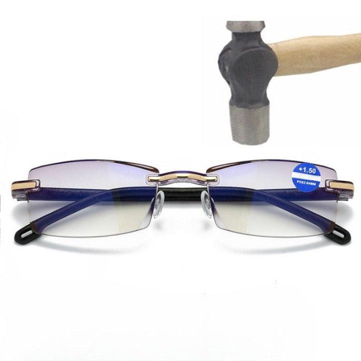 Gafas de lectura irrompibles y antiluz azul