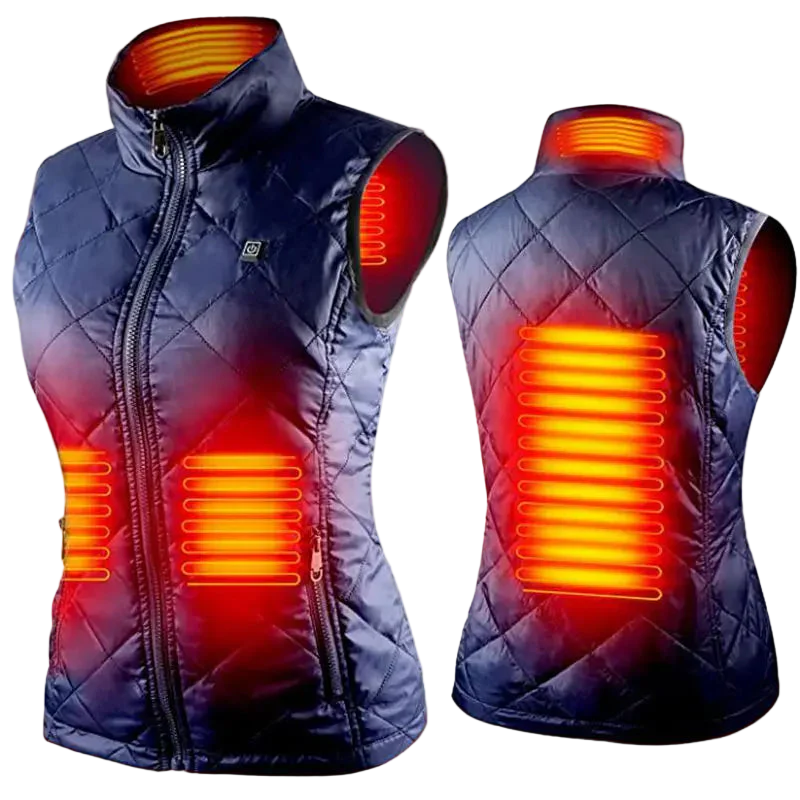 Doudoune Chauffante 4 Zones Sans Manche