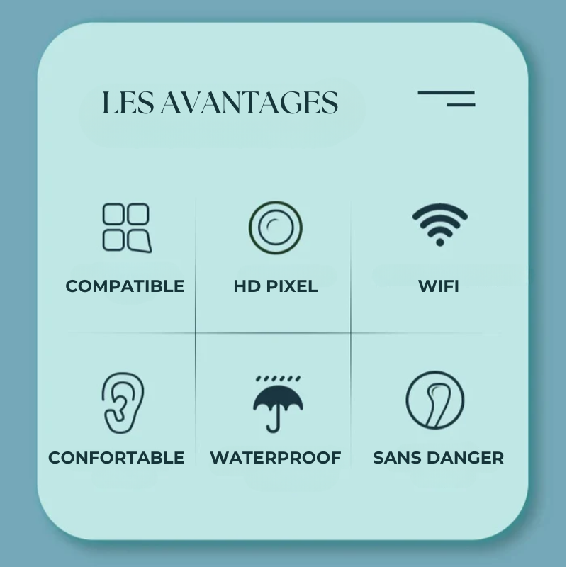 Nettoyeur Auriculaire Connecté – Compatible iOS & Android