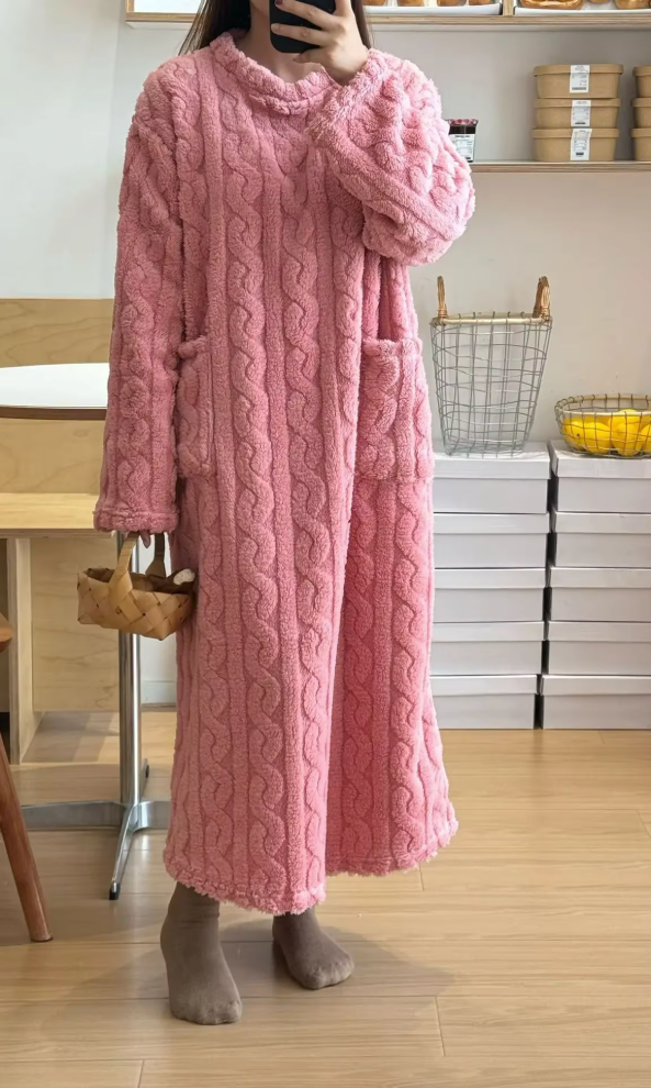 Robe de Nuit en Flanelle ULTRA CHAUDE