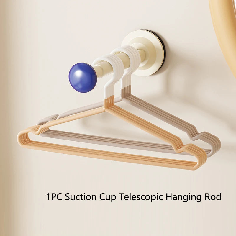 Porte-Cintres Rétractable à Fixation Murale