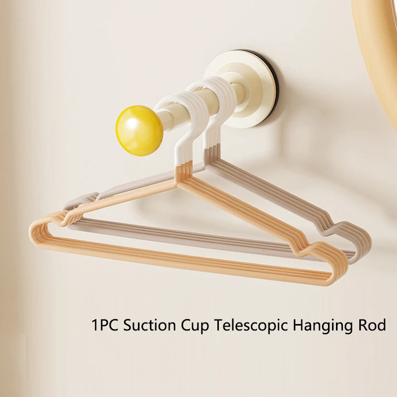 Porte-Cintres Rétractable à Fixation Murale