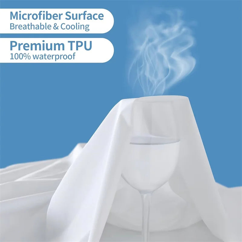 Housse Protège-Matelas Imperméable à Zip