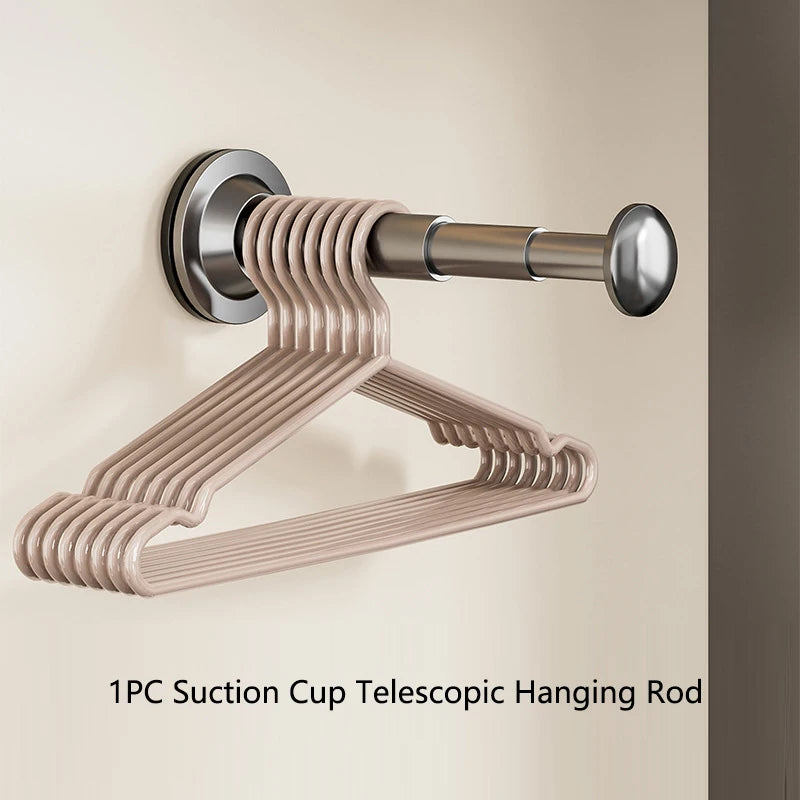 Porte-Cintres Rétractable à Fixation Murale