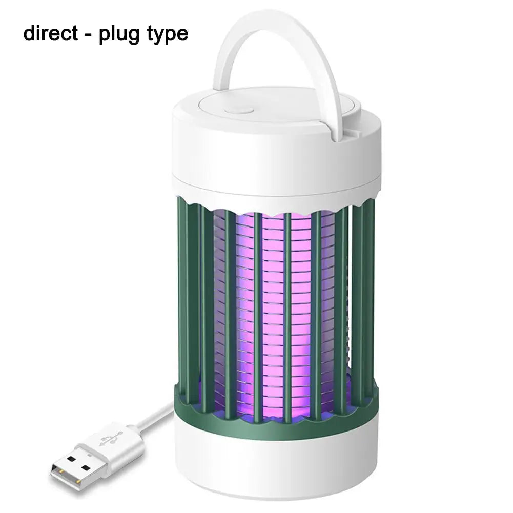 Lampe Anti-Moustiques Lumière UV à Choc Électrique Sans Fil