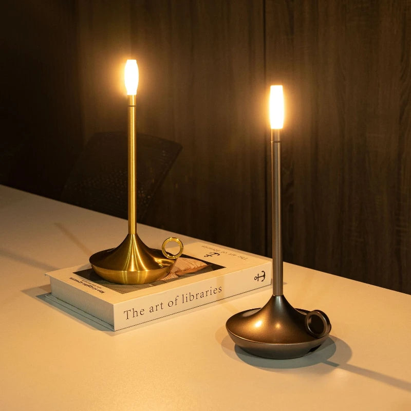 Bougie Cierge LED USB Tactile à Intensité Réglable