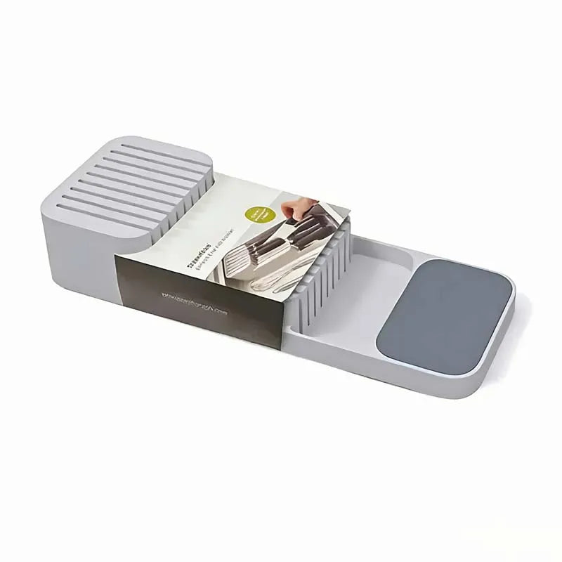 Organisateur Pratique à Tiroir pour Couteaux de Cuisine