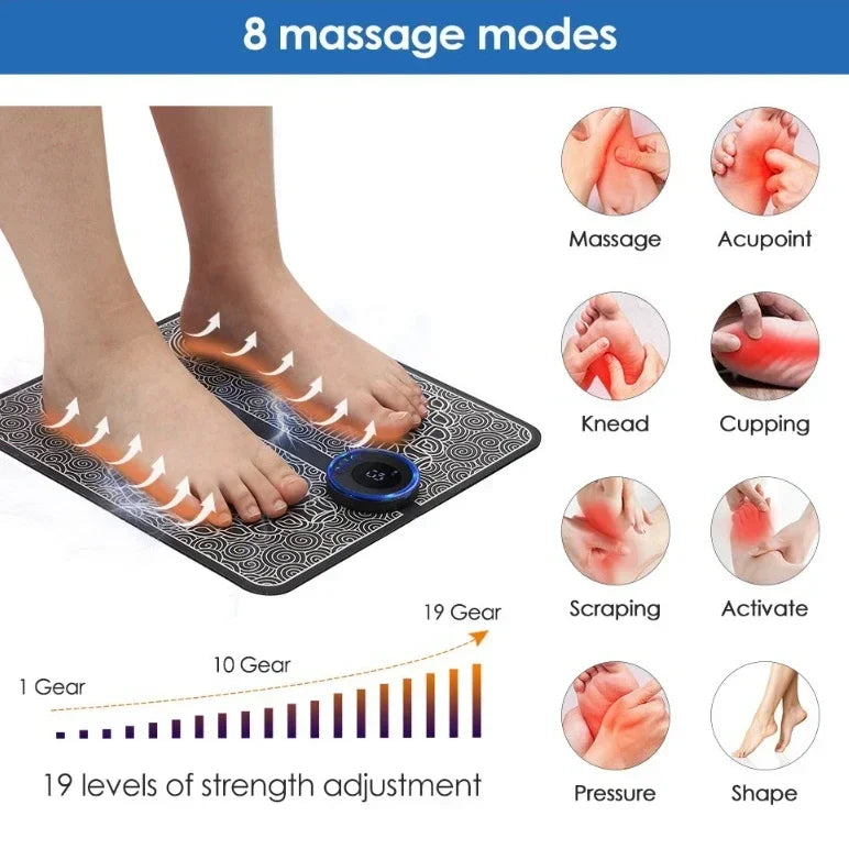 Masseur de pieds électrique EMS