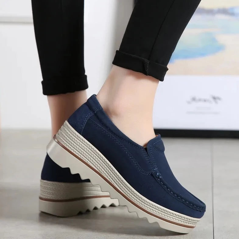 Chaussures Orthopédiques pour pieds larges en daim