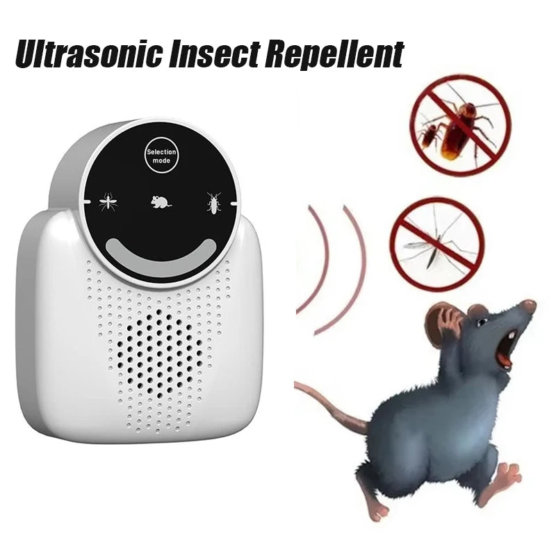Répulsif Ultrason Anti-Rongeurs & Insectes Intérieur