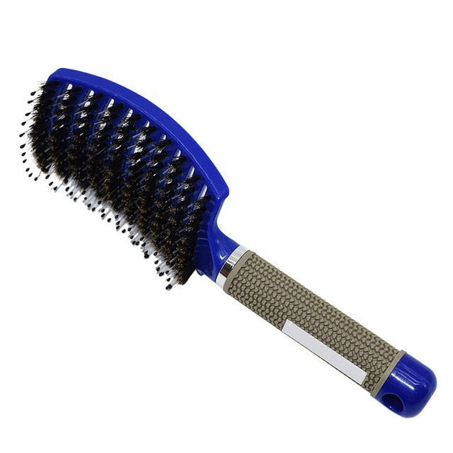 Brosse à cheveux en poils de sanglier - Anti casse