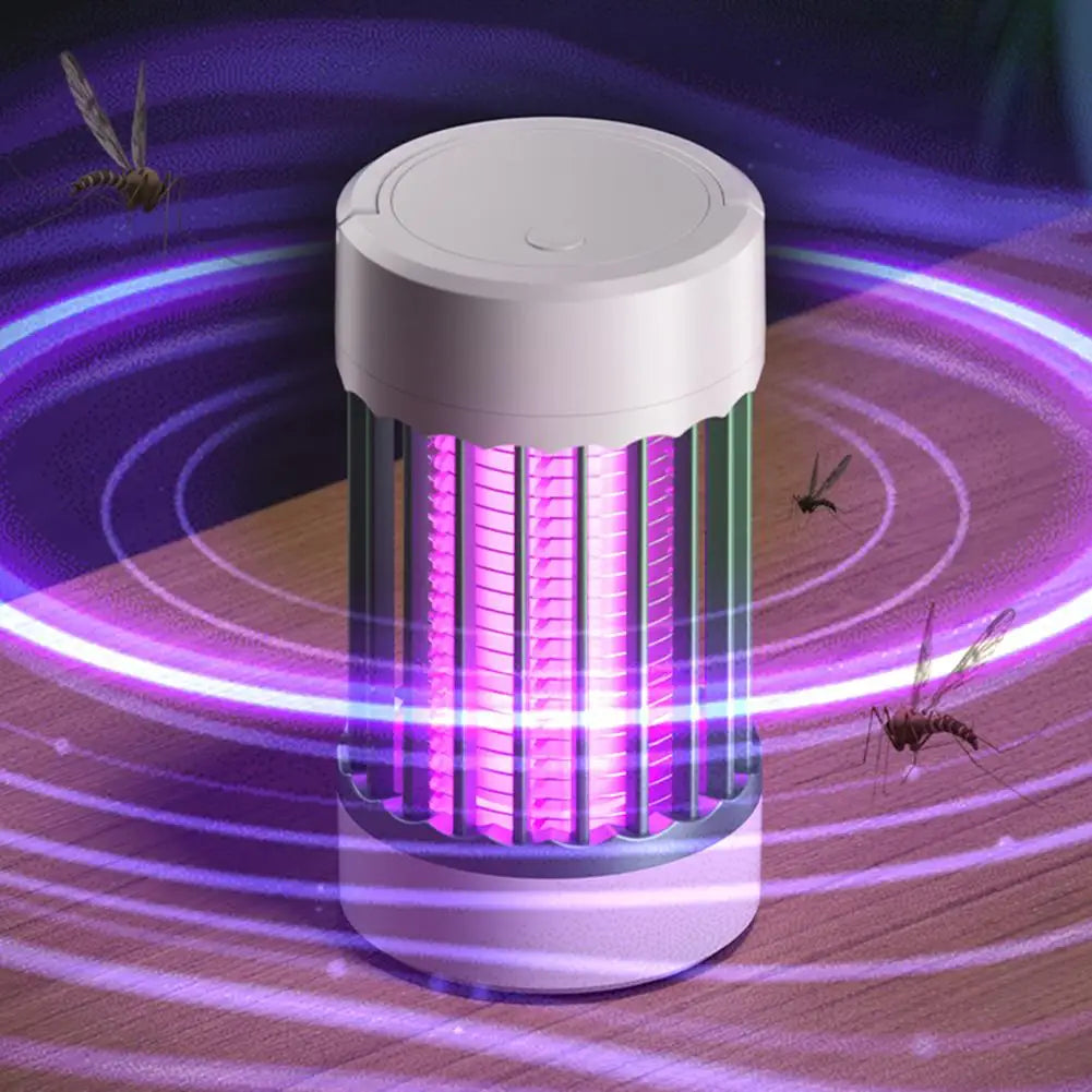 Lampe Anti-Moustiques Lumière UV à Choc Électrique Sans Fil