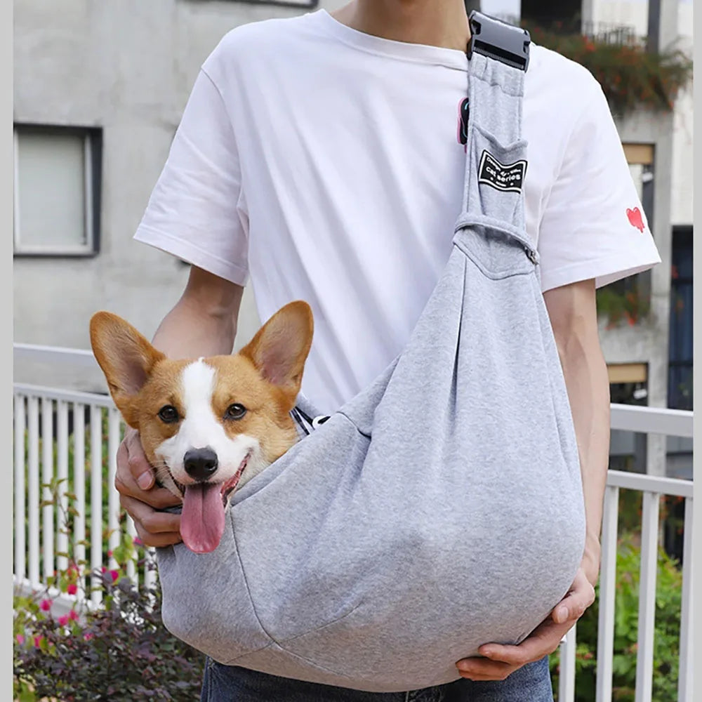 Sac de Transport à Bandoulière pour Chien et Chat – Confortable et Portable