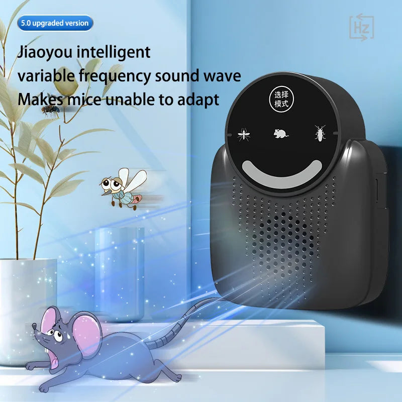 Répulsif Ultrason Anti-Rongeurs & Insectes Intérieur