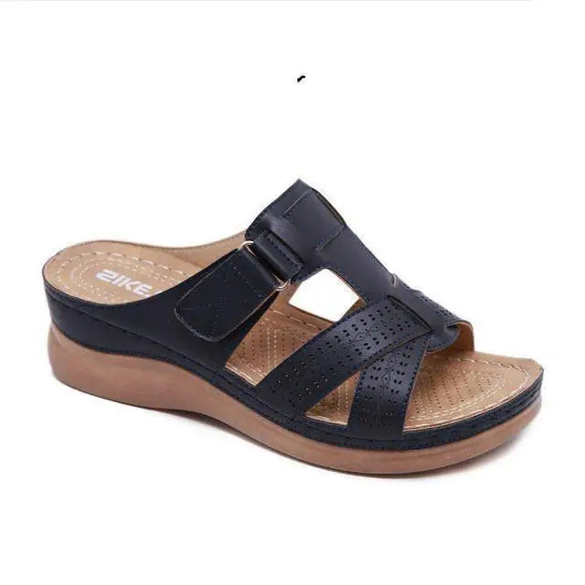 Sandales Mules Orthopédiques à Plateforme Femme – Multi-Brides