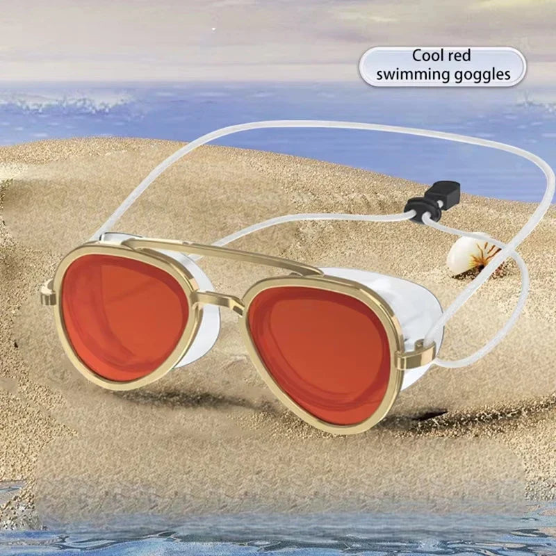 Lunettes de Natation Anti-Buée Vue Panoramique