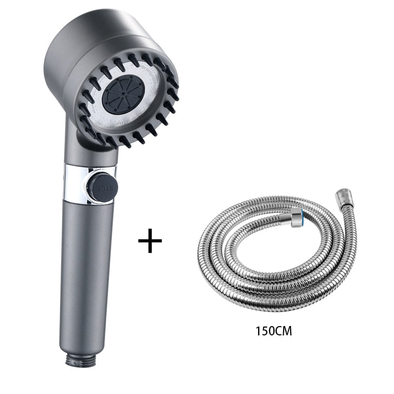 High-Pressure Shower Head, 3 Modes - Filtering System + 10 FREE Filters