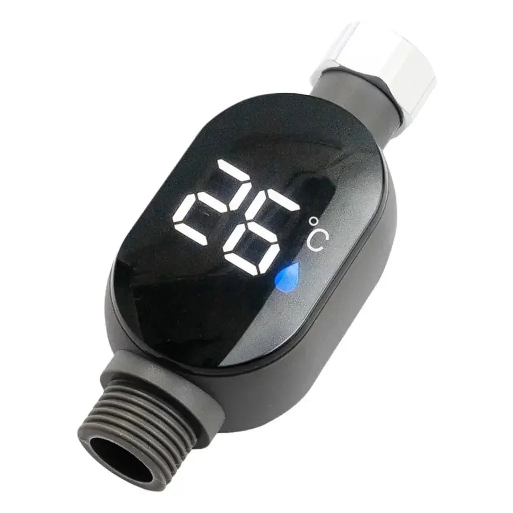 Thermomètre de Douche Numérique LED Installation Facile sur Robinet et Pommeau - 1 ACHETÉ = 1 OFFERT