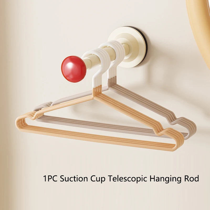 Porte-Cintres Rétractable à Fixation Murale