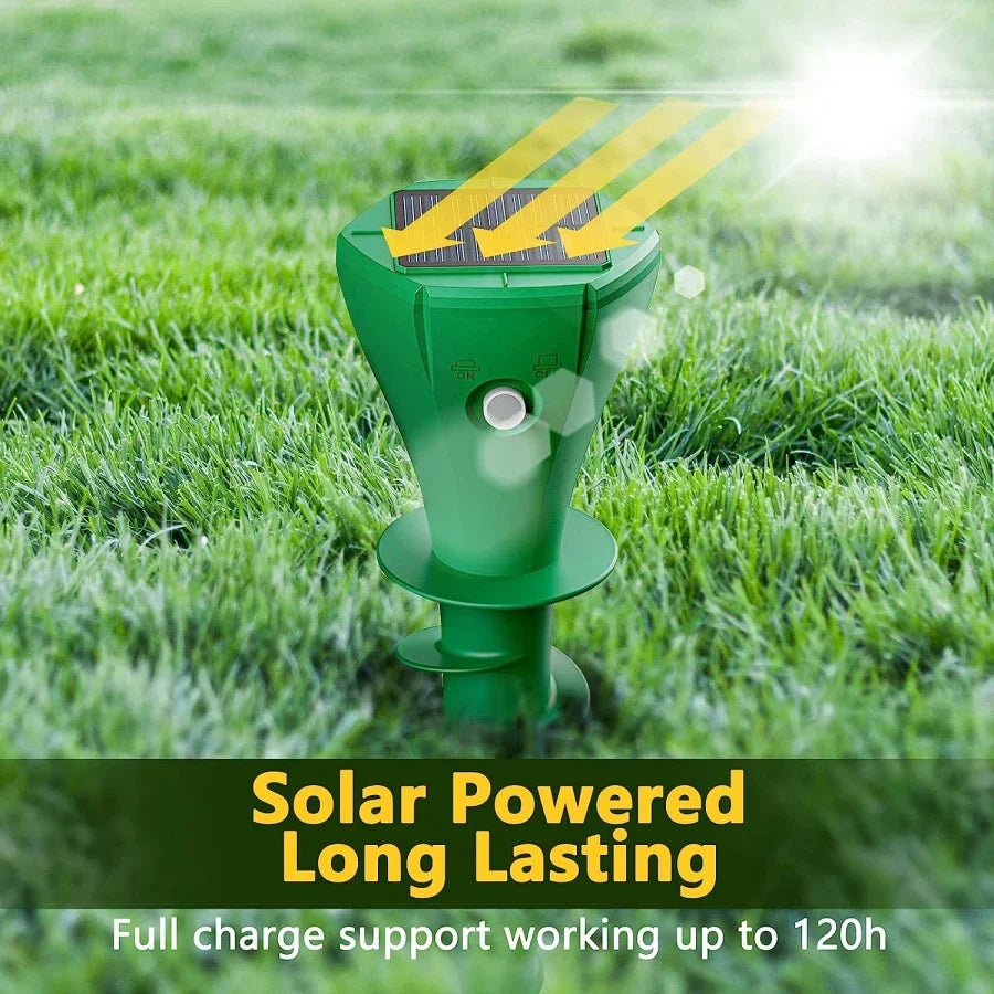 Lot de 2 Chasse taupes solaire