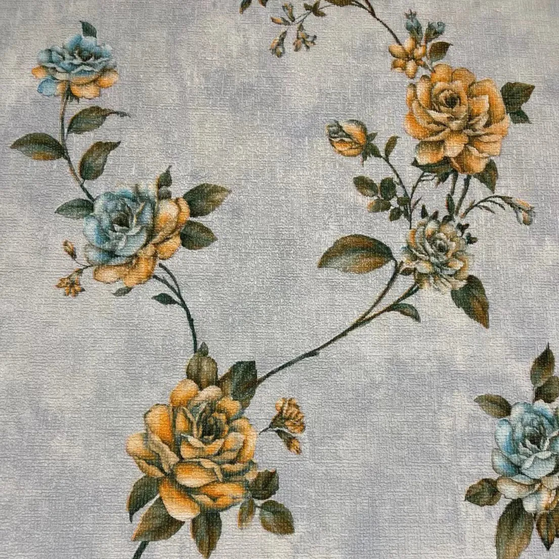 Pivoine bleue dorée / 50cmX10m,Pivoine bleue dorée / 50cmX3m