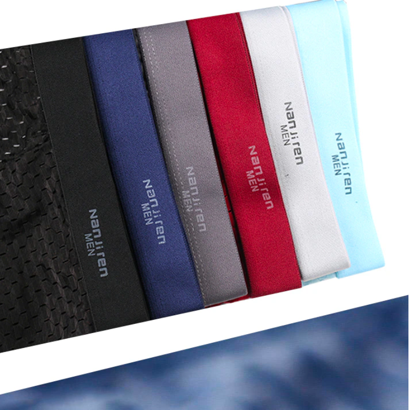 Lot de 4 Boxers en maille de Soie glacée
