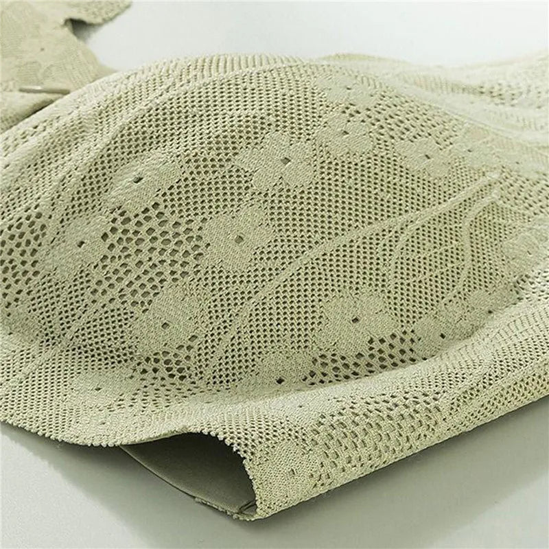 Brassière ULTRA-Confortable à dentelle - Fermeture pression avant