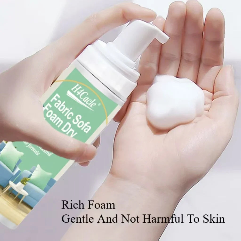 2x Détachants Mousse à Sec pour Tissu - Matelas, Canapé, Tapis...