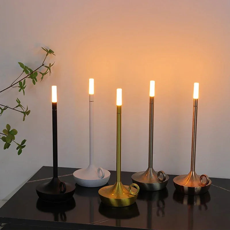 Bougie Cierge LED USB Tactile à Intensité Réglable