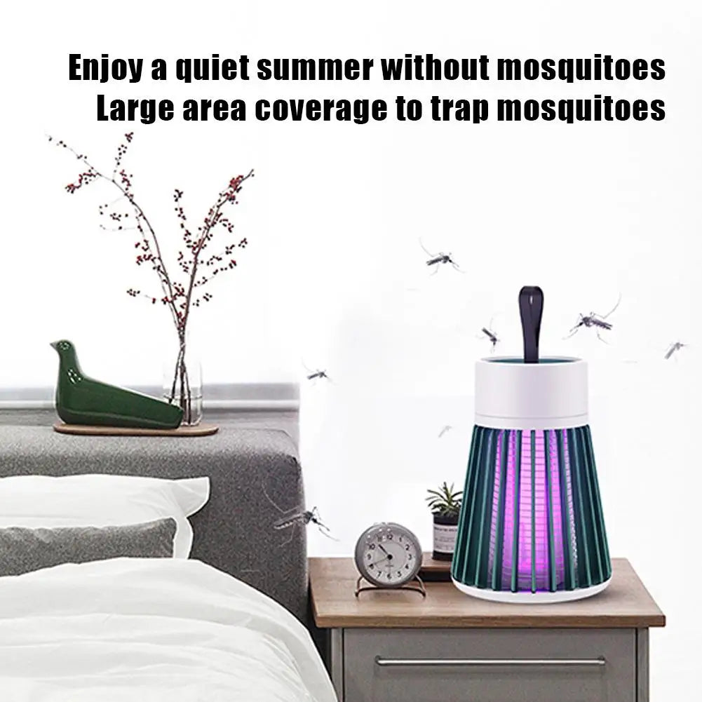 Lampe Anti-Moustiques Lumière UV à Choc Électrique Sans Fil