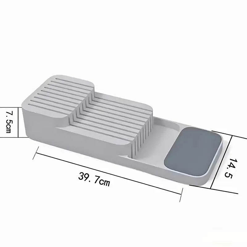 Organisateur Pratique à Tiroir pour Couteaux de Cuisine