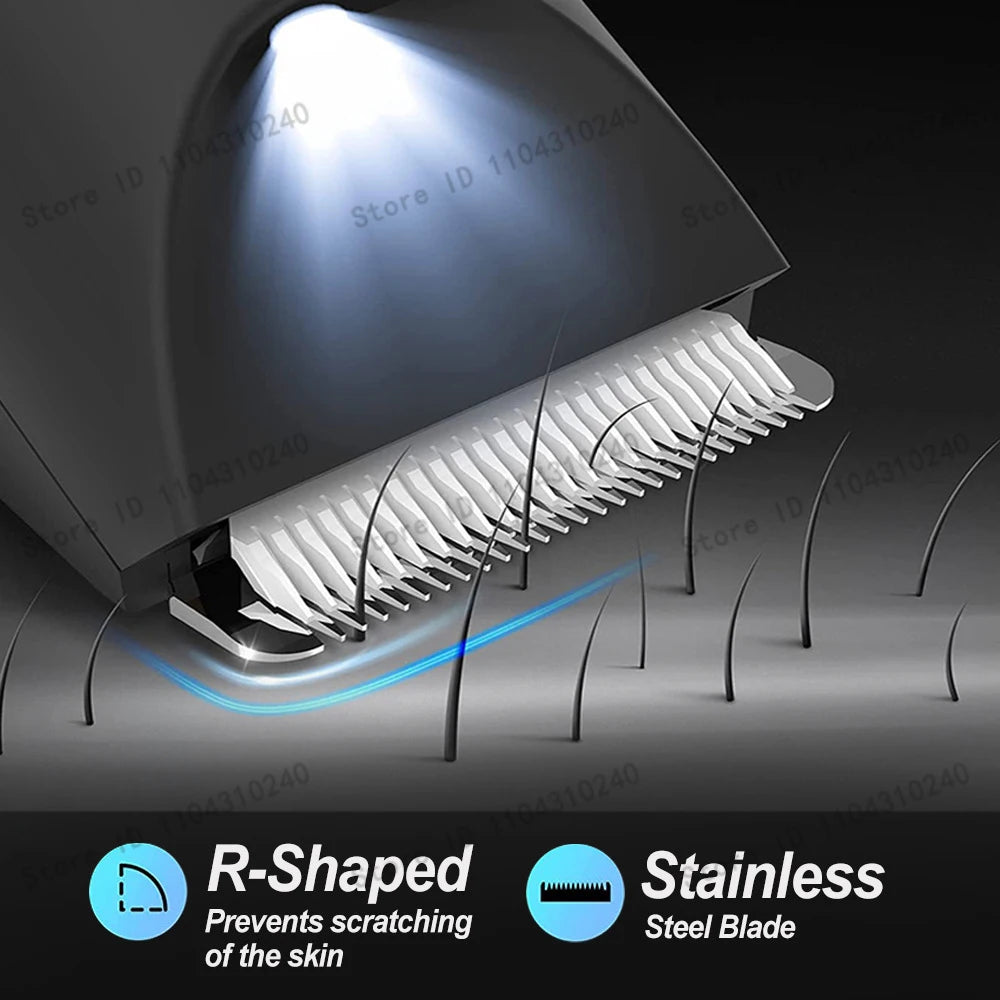 Tondeuse Intime Électrique Homme & Femme – Rasoir Corps, Pubis & Bikini – Étanche et Rechargeable USB-C