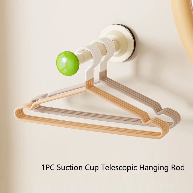 Porte-Cintres Rétractable à Fixation Murale