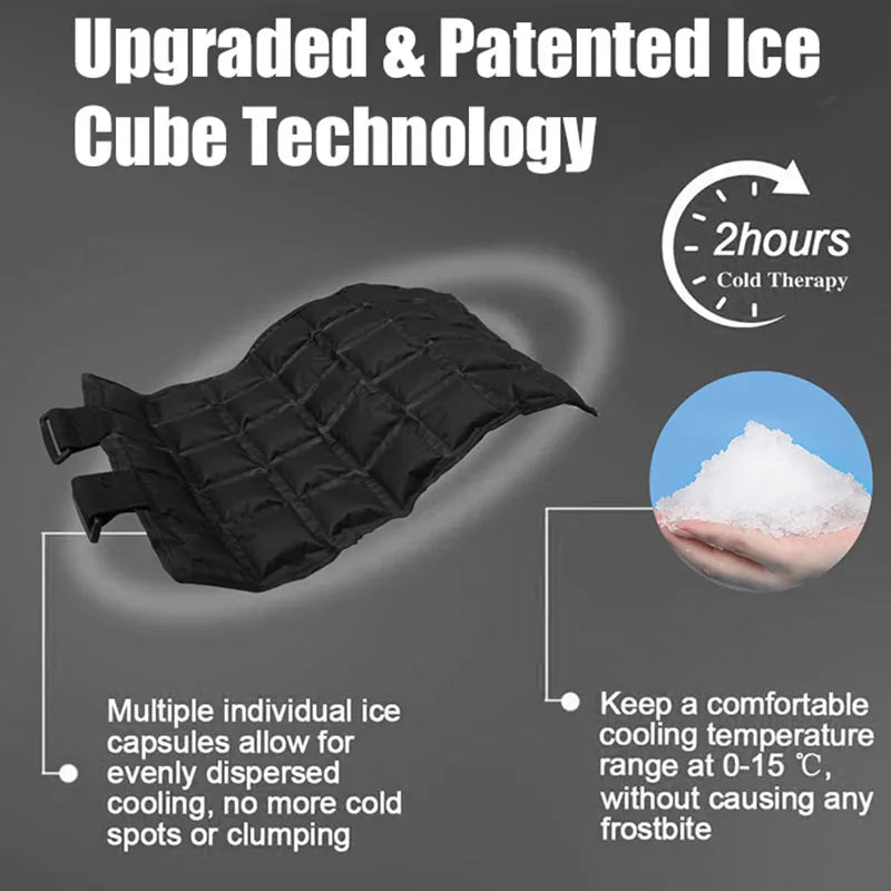 Genouillère Compresse Gel Thérapie Chaud/ Froid