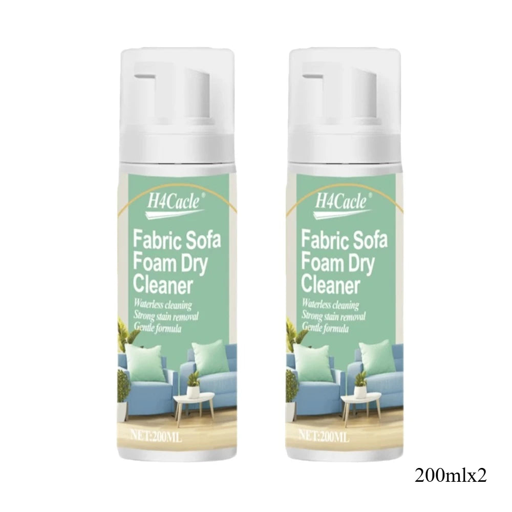 2x Détachants Mousse à Sec pour Tissu - Matelas, Canapé, Tapis...