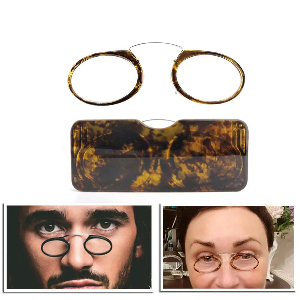 Lunettes de Vue SLIM Sans Branches Pince-Nez - Étui OFFERT