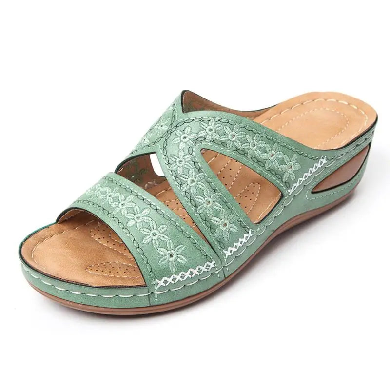Sandales Mules Orthopédiques à Plateforme Femme – Multi-Brides