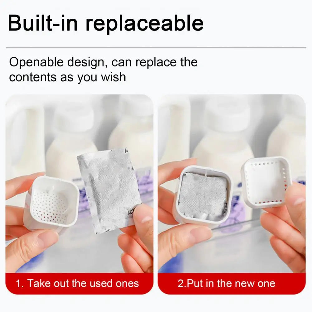 10x Purificateur Réfrigérateur Anti-Odeurs au Charbon Actif + 2 OFFERTS