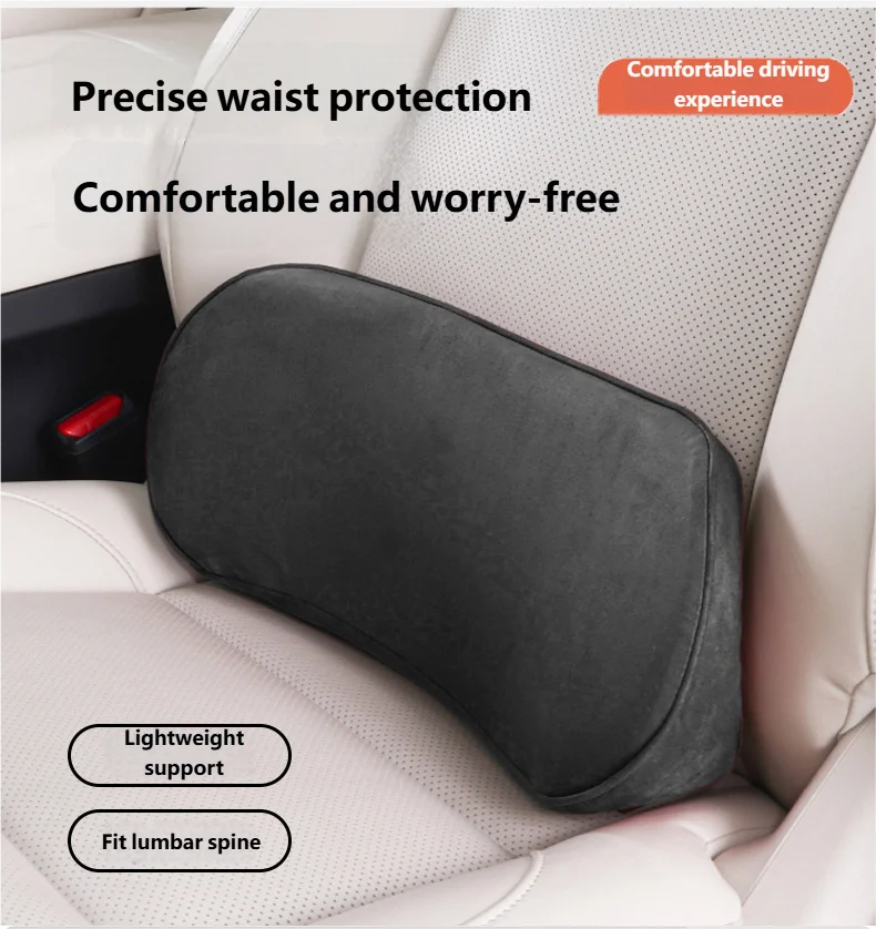 Coussin Lombaire Voiture & Bureau en Mousse à Mémoire de Forme