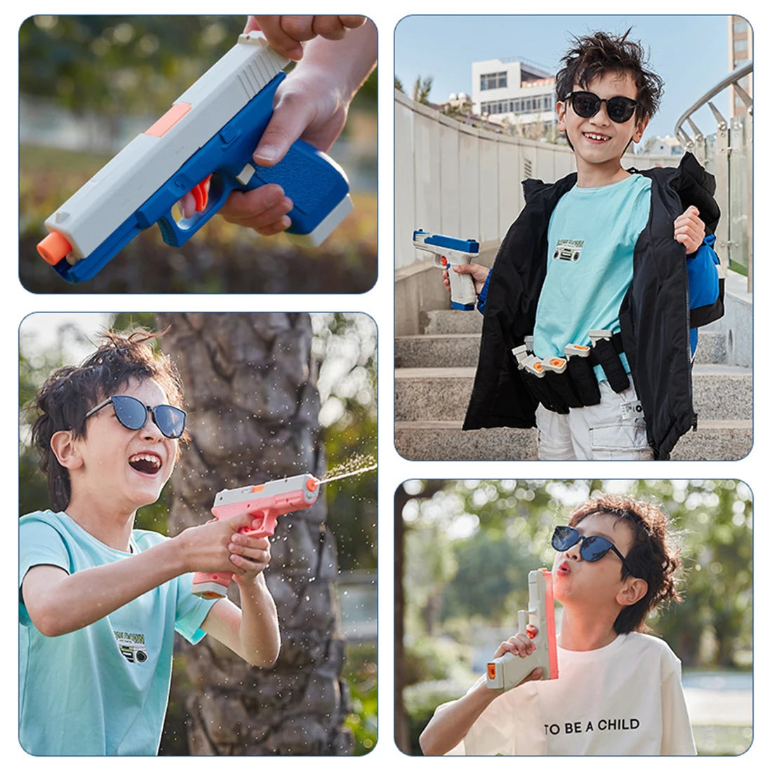 Pistolet à eau électrique rechargeable — haute pression