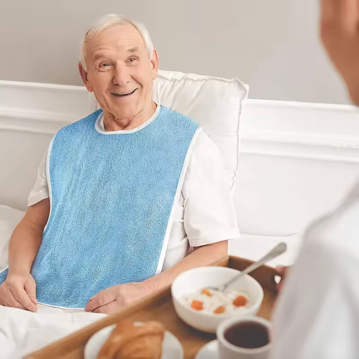 Bavoir XXL pour adulte en Microfibre lavable et réutilsable