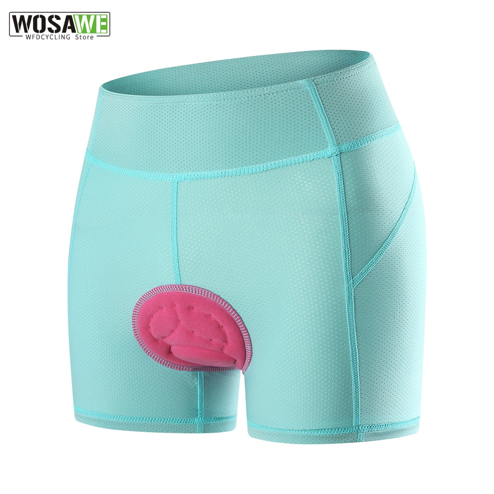 Short de cyclisme rembourré en gel 3D pour femme