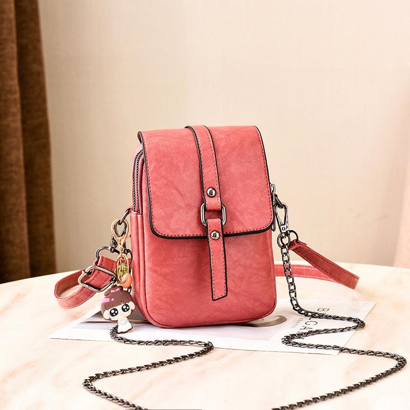 Sac à Bandoulière Carré en PU pour Téléphone Portable - Stockmania