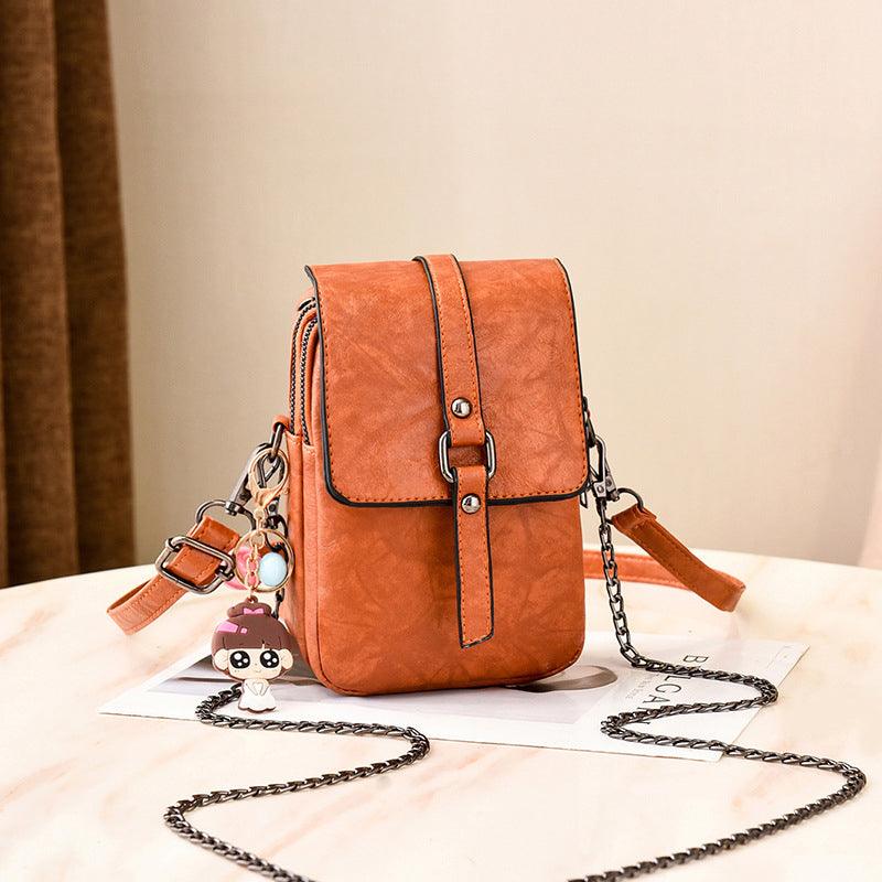 Sac à Bandoulière Carré en PU pour Téléphone Portable - Stockmania