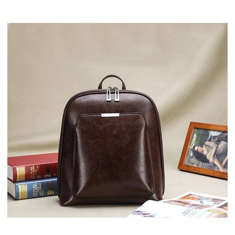 Vintage Sac à Dos en Cuir à Mode - Stockmania