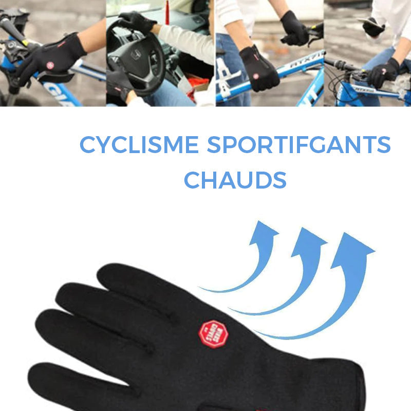 Gants Thermiques Chauds Pour Le Cyclisme ,Course Ă Pied ,Conduite